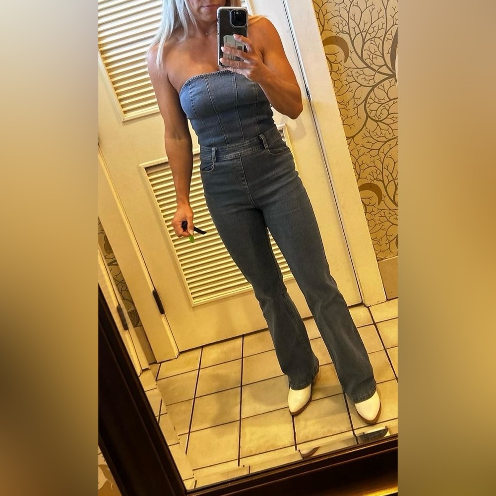 Denim jumpsuit